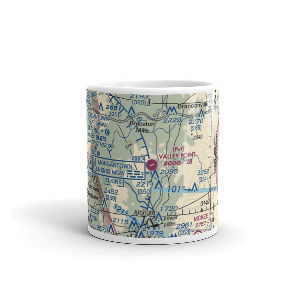 Valley Point Airport (WV29) VFR Sectional  Mug 