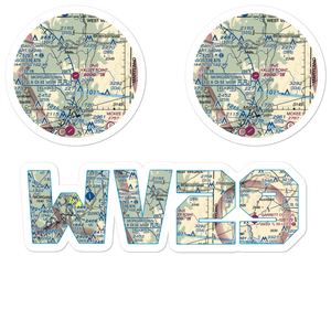 Valley Point Airport (WV29) VFR Sectional Sticker Pack