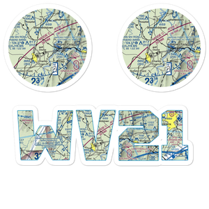 Needwood Farm Airport (WV21) VFR Sectional Sticker Pack