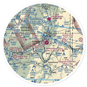 Moore Field (WV19) VFR Sectional Sticker (30 mile)