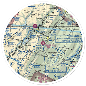 Miller Field (WV18) VFR Sectional Sticker (30 mile)