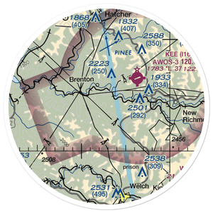 Swope Farm Airport (WV11) VFR Sectional Sticker (20 mile)