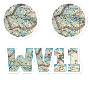 Swope Farm Airport (WV11) VFR Sectional Sticker Pack