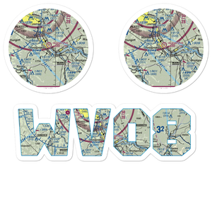 Island Airport (WV08) VFR Sectional Sticker Pack