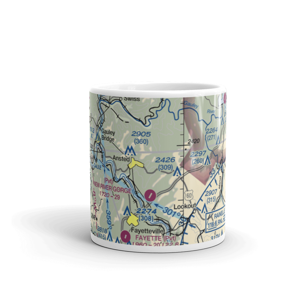 Lee Massey Airport (WV01) VFR Sectional  Mug 