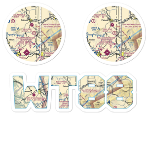 Hill Airport (WT88) VFR Sectional Sticker Pack