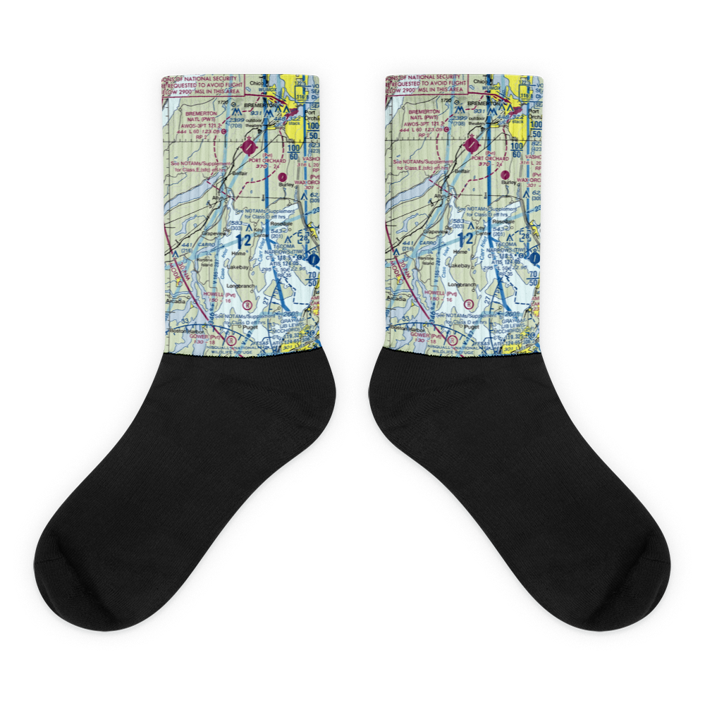 Rocky Bay Airport (WT77) VFR Sectional Socks 