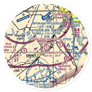 Reed Airport (WT24) VFR Sectional Sticker (20 mile)