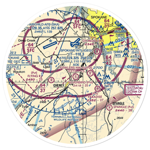 Reed Airport (WT24) VFR Sectional Sticker (30 mile)