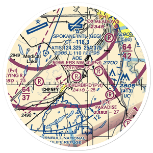 Silverbird Airport (WT04) VFR Sectional Sticker (20 mile)