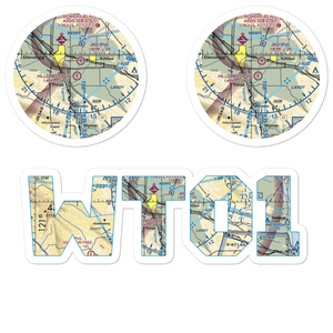 Hillcrest Farms Airport (WT01) VFR Sectional Sticker Pack