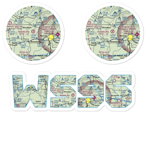 Hughes Airport (WS96) VFR Sectional Sticker Pack