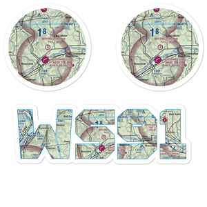 Sky Hollow Airport (WS91) VFR Sectional Sticker Pack