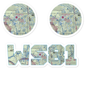 Alpha Hotel Airport (WS81) VFR Sectional Sticker Pack