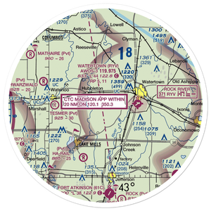 Al's Airway Airport (WS74) VFR Sectional Sticker (30 mile)
