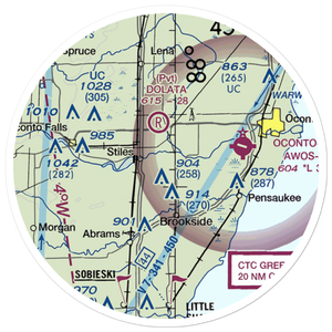 Cain's Field (WS72) VFR Sectional Sticker (20 mile)