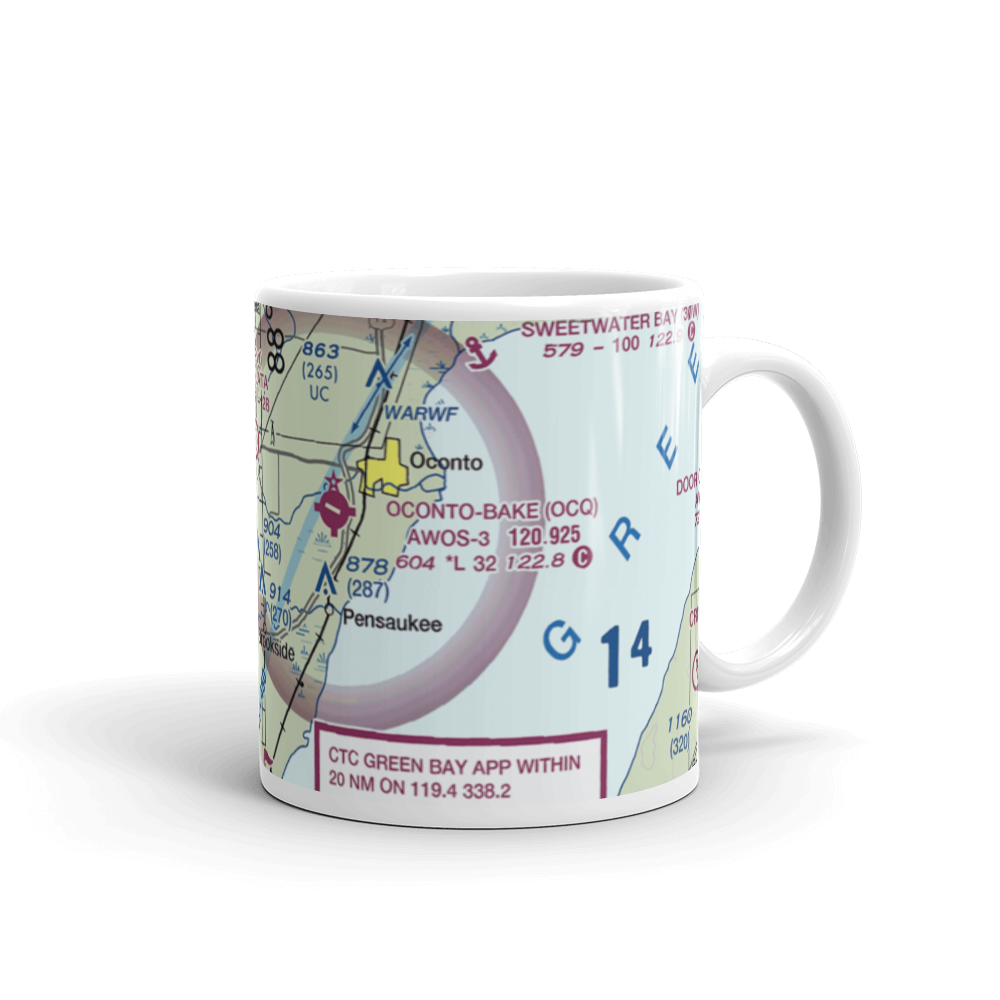 Cain's Field (WS72) VFR Sectional  Mug 