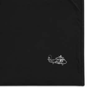 Kaman SH-2 Sea Sprite 2 Port Authority Embroidered Premium Sherpa Blanket