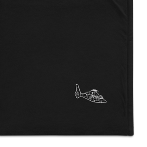 Airbus SA 365 Panther Helicopter Port Authority Embroidered Premium Sherpa Blanket