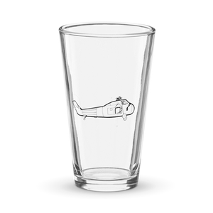 Sikorsky H-34 Choctaw Workhorse  Shaker Pint Glass