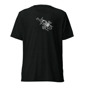 Bell AH-1 Cobra Gunship 4 Tri-blend T-Shirt