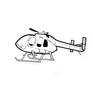 MD600N Light Utility Helicopter Sticker