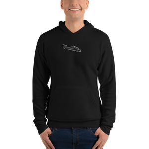 Stealth Reconnaissance Helicopter Bella + Canvas Hoodie