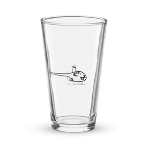 Robinson R-22 Helicopter  Shaker Pint Glass