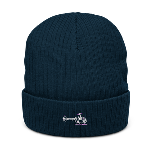 Robinson R-22 Helicopter Atlantis Recycled Cuffed Beanie
