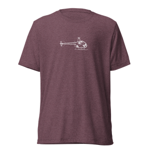 Robinson R-22 Helicopter Tri-blend T-Shirt