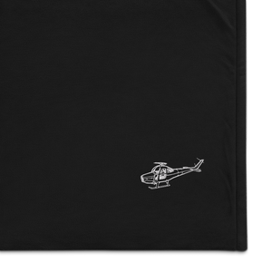 Mysterious Cessna Skyhook Port Authority Embroidered Premium Sherpa Blanket