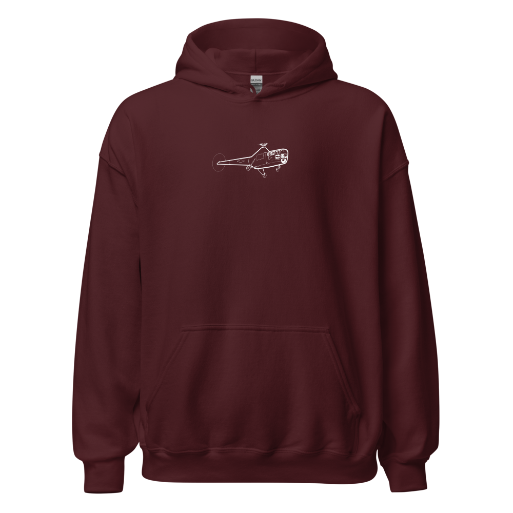 Sikorsky S-51 Pioneer Helicopter Hoodie Sweatshirt 