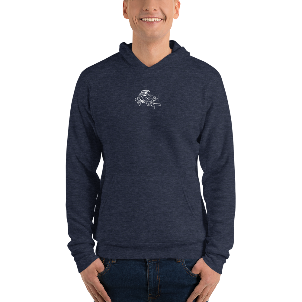 Boeing AH-64 Apache Guardian Bella + Canvas Hoodie 