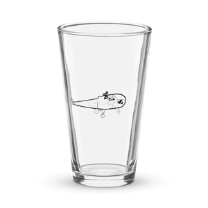 Brantly 305 Helicopter  Shaker Pint Glass