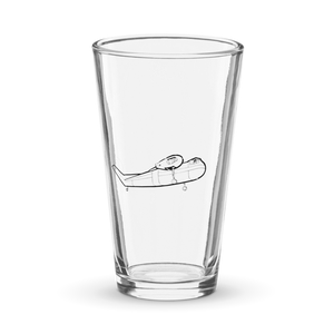 Sikorsky H-37 Mojave Heavy-Lifter  Shaker Pint Glass