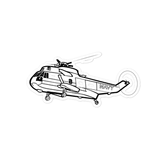 Sikorsky SH-3 Sea King Helicopter Sticker