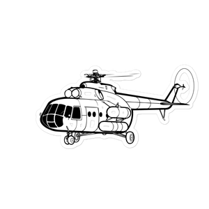 Mil Mi-8 Flying Truck Sticker