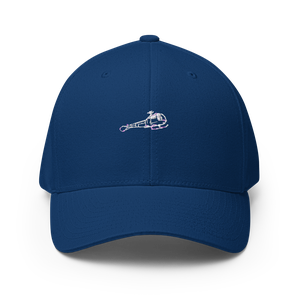 Bell 47J Classic Helicopter Flexfit Hat
