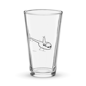 Robinson R-44 Light Helicopter  Shaker Pint Glass