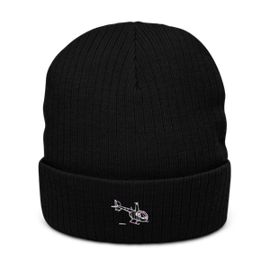 Robinson R-44 Light Helicopter Atlantis Recycled Cuffed Beanie