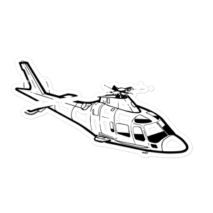 AW109 Multi-Role Helicopter Sticker