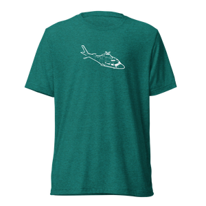 AW109 Multi-Role Helicopter Tri-blend T-Shirt