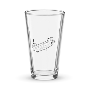 Boeing CH-47 Chinook Heavy-Lifter  Shaker Pint Glass