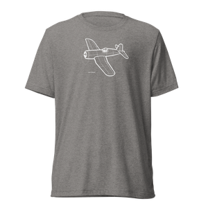 Vought F4U Corsair - Legendary Warbird 3 Tri-blend T-Shirt