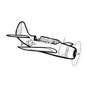 Curtiss SB2C Helldiver - The Beast Sticker