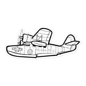 Grumman JRF Goose - Amphibious Legend 2 Sticker