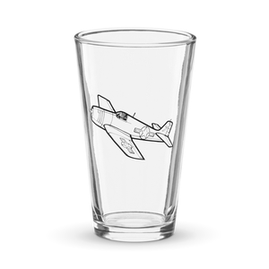 Grumman F6F Hellcat Dominator  Shaker Pint Glass