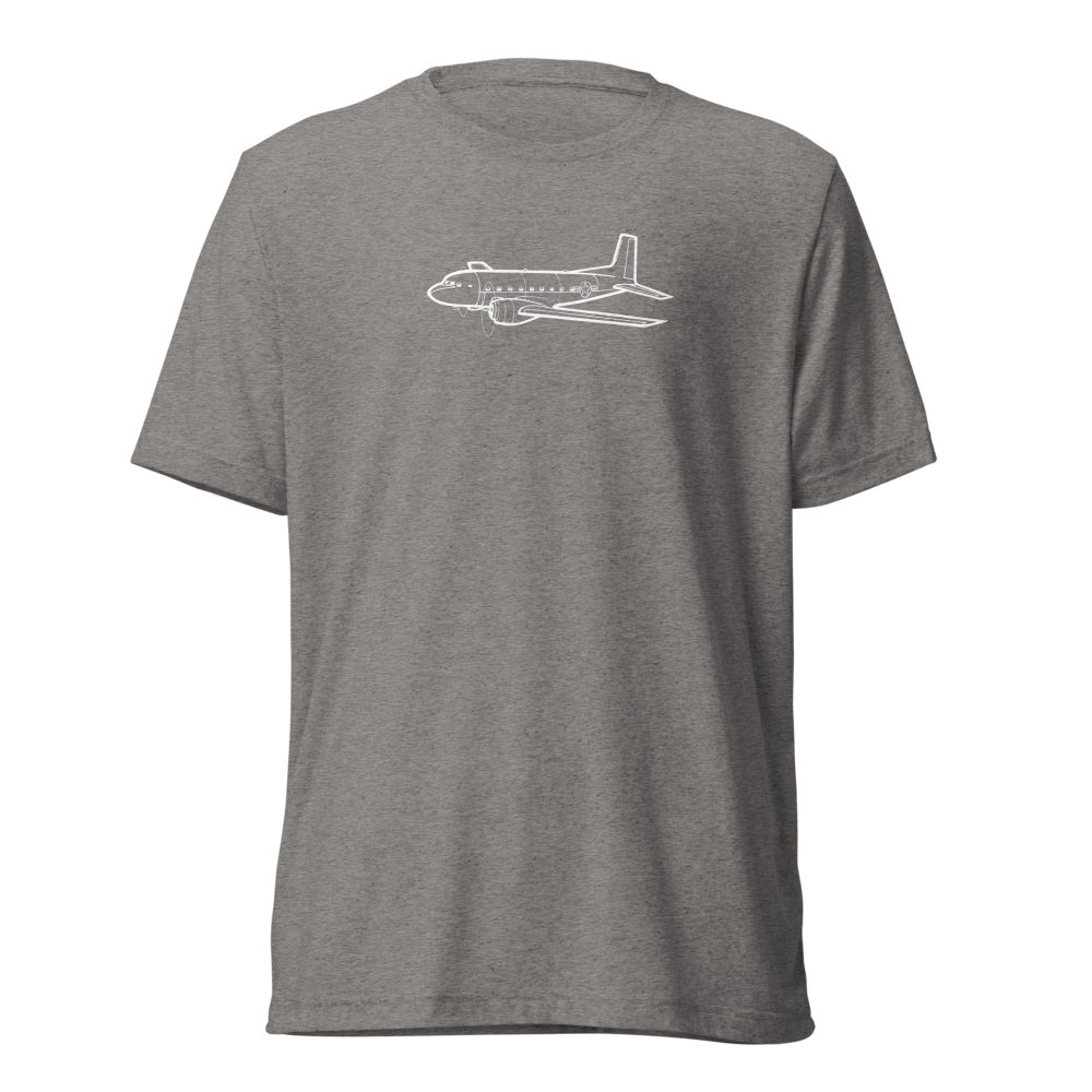 Douglas C-117 Military Transport Tri-blend T-Shirt 