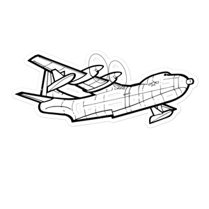 Convair R3Y Tradewind Flying Boat Sticker