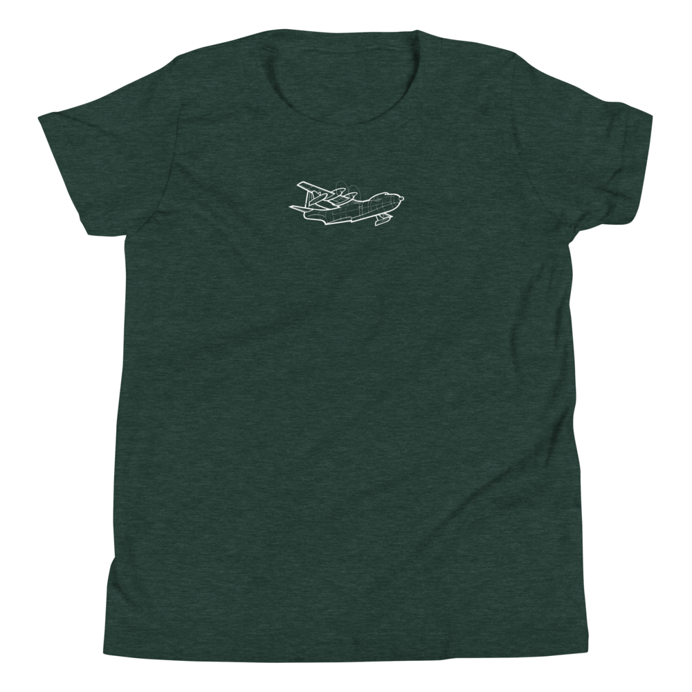 Convair R3Y Tradewind Flying Boat Youth T-Shirt 